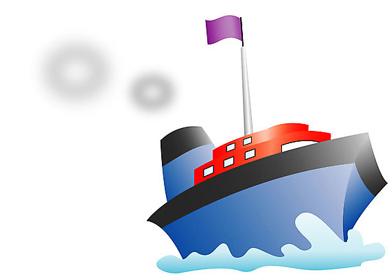 EPS 클립아트 산업 바다 교통 수상교통 일러스트 항해 굴뚝 어업 사람없음 운송업 깃발 연기 크루즈 고깃배 선박 국내일러스트 교통수단 배_교통 파일형식 벡터