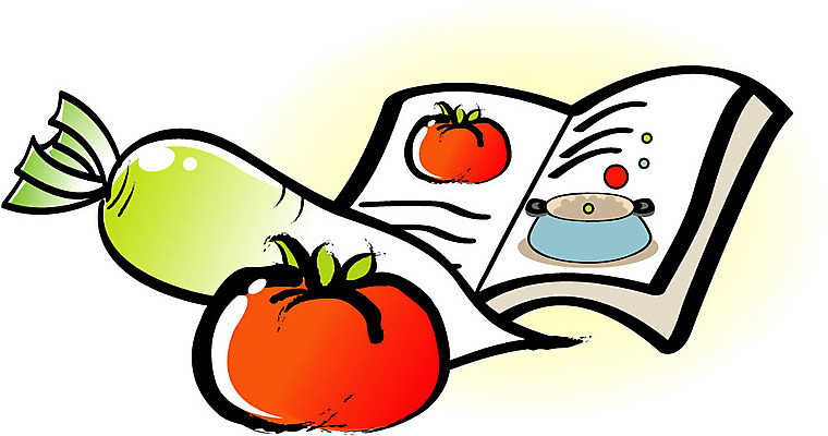 EPS 클립아트 토마토 채소 일러스트 식재료 문구용품 요리 사람없음 간행물 책 무 요리책 국내일러스트 뿌리채소 오브젝트 파일형식 벡터