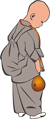 EPS 클립아트 남자 종교 초등학생 어린이 불교 일러스트 한명 사람 소년 승려 불교용품 동자승 목탁 동자 남자만 남자한명만 어린이만 소년만 소년한명만 국내일러스트 1 학생 종교용품 성직자 파일형식 벡터