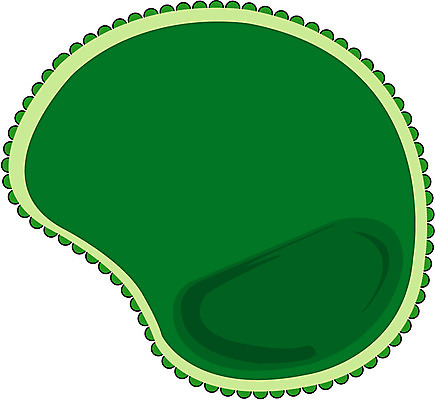 EPS 일러스트 사람없음 초록색 컴퓨터 사무용품 오브젝트 마우스패드 국내일러스트 컬러 문구용품 전자제품 파일형식 벡터