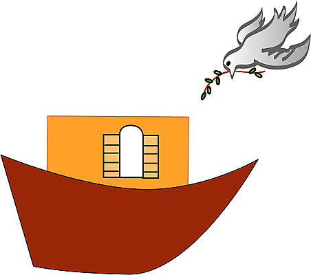 EPS 식물 동물 척추동물 건축물 건축 기독교 종교 상징 일러스트 창문 종교건축 조류 사람없음 건물 평화 나뭇가지 비둘기 노아의방주 방주 국내일러스트 나무 컨셉 파일형식 벡터