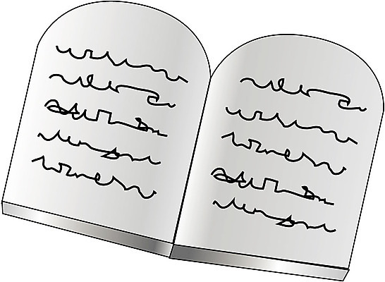 EPS 클립아트 기독교 종교 일러스트 종교용품 기독교용품 사람없음 돌판 모세 석판 십계명 국내일러스트 돌_바위 파일형식 벡터