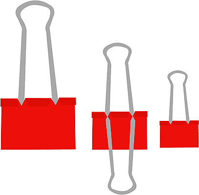 EPS 클립아트 일러스트 비즈니스 집게 사람없음 사무용품 오브젝트 문서 파일 종이집게 국내일러스트 문구용품 파일형식 벡터