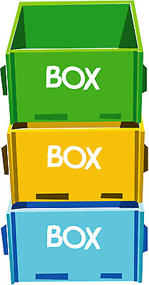 EPS 클립아트 일러스트 비즈니스 사람없음 사무용품 오브젝트 문서 파일 정리 파일박스 국내일러스트 문구용품 상자 파일형식 벡터