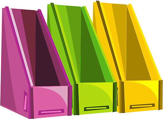 EPS 클립아트 일러스트 비즈니스 사람없음 사무용품 오브젝트 문서 파일 정리 서류꽂이 파일박스 국내일러스트 문구용품 상자 파일형식 벡터