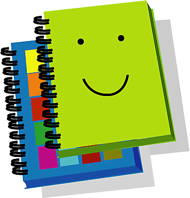 EPS 클립아트 일러스트 문구용품 사람없음 다이어리 사무용품 공책 용수철 오브젝트 국내일러스트 파일형식 벡터