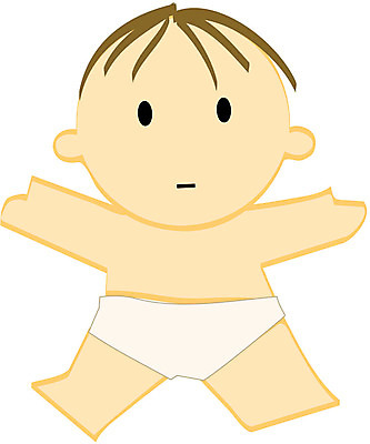 EPS 클립아트 일러스트 곰 한명 사람 앞치마 아기 기저귀 유아복 곰옷 여자만 여자한명만 아기만 여자아기만 여자아기한명만 국내일러스트 동물 1 옷 포유류 아기용품 파일형식 벡터