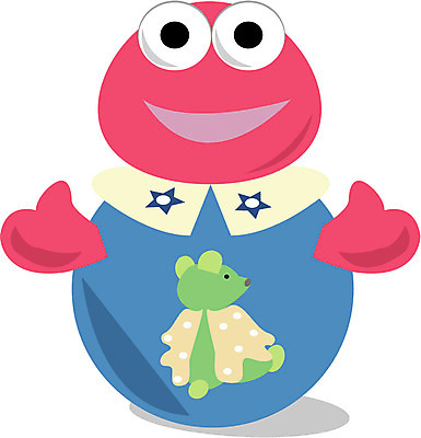 EPS 클립아트 인형 생활용품 일러스트 놀이 사람없음 장난감 놀이용품 오브젝트 오뚜기 오뚝이 국내일러스트 파일형식 벡터