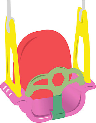 EPS 클립아트 교육 생활용품 일러스트 놀이 사람없음 놀이용품 유치원 아기용품 놀이기구 놀이터 그네 아기그네 국내일러스트 오브젝트 파일형식 벡터