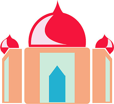 EPS 클립아트 시설물 건축물 건축 일러스트 지붕 사람없음 건물 궁전 깃발 돔 왕궁 국내일러스트 고건축 파일형식 벡터