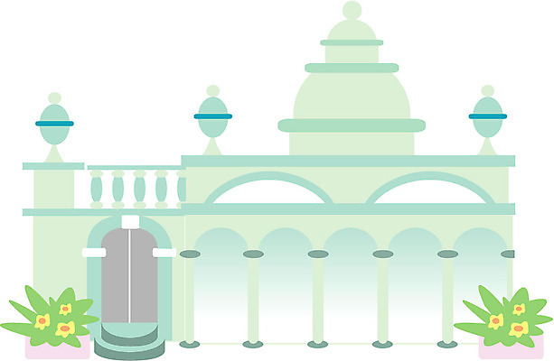 EPS 클립아트 시설물 건축물 건축 일러스트 사람없음 건물 궁전 왕궁 국내일러스트 고건축 파일형식 벡터