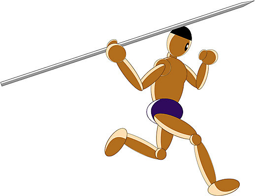 EPS 클립아트 창 인형 스포츠 올림픽 일러스트 운동선수 사람없음 운동 피규어 던지기 육상스포츠 창던지기 국내일러스트 무기 모션 건강 미니어처 파일형식 벡터