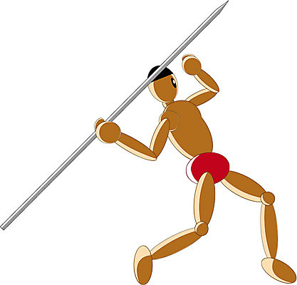 EPS 클립아트 창 인형 스포츠 올림픽 일러스트 운동선수 사람없음 운동 피규어 던지기 육상스포츠 창던지기 국내일러스트 무기 모션 건강 미니어처 파일형식 벡터