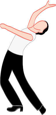 EPS 클립아트 직업 웰빙 여자 남자 포즈 일러스트 레저 한명 사람 20대 성인 취미 운동 스트레칭 댄서 체조 스포츠댄서 댄스스포츠 재즈댄스 청년만 성인만 국내일러스트 1 스포츠 건강 청년 춤 파일형식 벡터