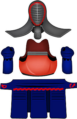 EPS 클립아트 전통 옷 스포츠용품 스포츠 일러스트 레저 사람없음 운동 보호장비 연습 오브젝트 검도 호구 국내일러스트 건강 격투기 장비 파일형식 벡터