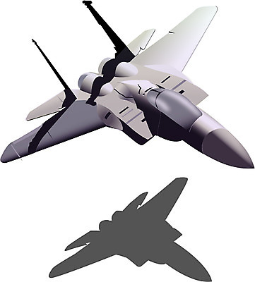 EPS 무기 일러스트 군용기 비행기 사람없음 항공 전쟁 소형비행기 국내일러스트 항공교통 대중교통 군대 파일형식 벡터