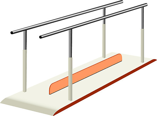 EPS 스포츠용품 일러스트 사람없음 운동 운동기구 오브젝트 체조 재활 재활운동 평행봉 국내일러스트 스포츠 건강 치료 헬스 파일형식 벡터