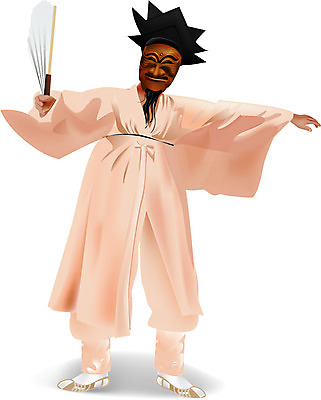 EPS 한국문화 한국전통 전통 남자 일러스트 한명 사람 20대 성인 전통놀이 공연 전통의상 한복 전통공연 탈춤 전통무용 탈 하회탈 양반 산대놀이 남자만 남자한명만 성인남자만 청년만 청년남자만 청년남자한명만 성인한명만 성인남자한명만 성인만 국내일러스트 1 동양문화 놀이 한국 가면 이벤트 청년 춤 신분 파일형식 벡터