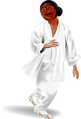 EPS 한국문화 한국전통 전통 남자 일러스트 한명 사람 20대 성인 전통놀이 공연 전통의상 한복 전통공연 탈춤 전통무용 탈 하회탈 산대놀이 탈동작 남자만 남자한명만 성인남자만 청년만 청년남자만 청년남자한명만 성인한명만 성인남자한명만 성인만 국내일러스트 1 동양문화 놀이 한국 가면 이벤트 청년 춤 파일형식 벡터