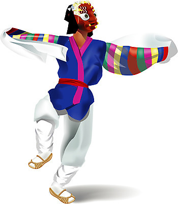 EPS 한국문화 한국전통 전통 남자 일러스트 한명 사람 20대 성인 전통놀이 공연 전통의상 한복 전통공연 탈춤 전통무용 탈 산대놀이 봉산 남자만 남자한명만 성인남자만 청년만 청년남자만 청년남자한명만 성인한명만 성인남자한명만 성인만 국내일러스트 1 동양문화 놀이 한국 가면 이벤트 청년 춤 파일형식 벡터