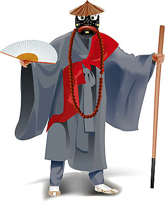 EPS 한국문화 한국전통 전통 남자 일러스트 지팡이 한명 사람 20대 성인 전통놀이 공연 부채 전통의상 한복 전통공연 탈춤 전통무용 탈 중 산대놀이 봉산 남자만 남자한명만 성인남자만 청년만 청년남자만 청년남자한명만 성인한명만 성인남자한명만 성인만 국내일러스트 1 동양문화 놀이 한국 가면 이벤트 청년 춤 파일형식 벡터