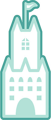 EPS 클립아트 시설물 건축물 건축 유럽 외국문화 고건축 일러스트 유럽건축 사람없음 건물 탑 기 깃발 성 귀족 국내일러스트 나라 문화 서양건축 파일형식 벡터