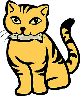 EPS 클립아트 동물 척추동물 한마리 육지동물 일러스트 포유류 어류 사람없음 반려동물 고양이 얼룩고양이 국내일러스트 1 수중동물 파일형식 벡터