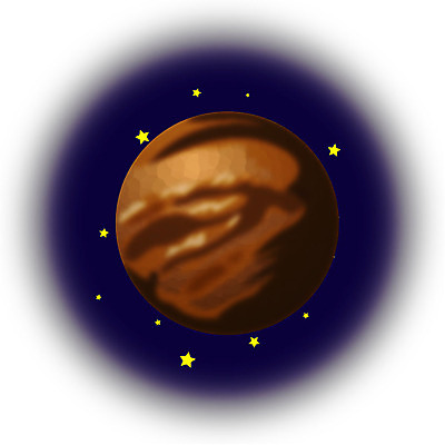 EPS 클립아트 별 일러스트 사람없음 우주 행성 천문학 태양계 금성 국내일러스트 자연요소 교육 파일형식 벡터