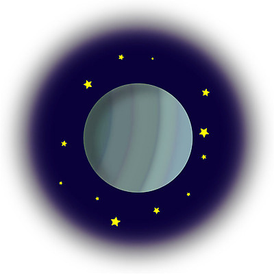 EPS 클립아트 일러스트 사람없음 우주 행성 천문학 태양계 천왕성 국내일러스트 교육 파일형식 벡터