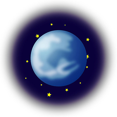 EPS 클립아트 별 일러스트 사람없음 우주 행성 천문학 태양계 해왕성 국내일러스트 자연요소 교육 파일형식 벡터