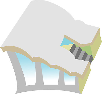 EPS 클립아트 시설물 건축물 현대건축 건축 일러스트 사람없음 건물 미술관 공연장 박물관 문화시설 국내일러스트 극장 시설 파일형식 벡터