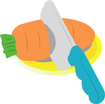 EPS 클립아트 교육 생활용품 일러스트 놀이 주방용품 도마 사람없음 장난감 유치원 당근 나이프 칼 소꼽놀이 국내일러스트 식기 뿌리채소 오브젝트 파일형식 벡터