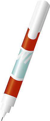 EPS 클립아트 교육 일러스트 학교 문구용품 학용품 사람없음 필기구 사무용품 흰색 오브젝트 수정액 수정펜 국내일러스트 컬러 파일형식 벡터