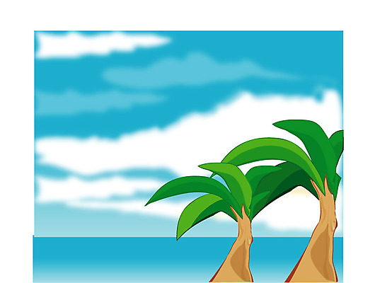EPS 주간 클립아트 나무 식물 사계절 계절 바다 일러스트 자연 해변 사람없음 야외 여름 야자수 해수욕장 휴양지 열대기후 국내일러스트 자연요소 장소 생태계 파일형식 벡터