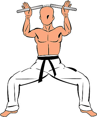 EPS 클립아트 남자 스포츠 포즈 일러스트 도복 한명 서기 사람 20대 성인 취미 레포츠 운동 중국 무도 전통무술 쿵후 쌍절곤 검은띠 쌍절봉 남자만 남자한명만 성인남자만 청년만 청년남자만 청년남자한명만 성인한명만 성인남자한명만 성인만 국내일러스트 1 옷 아시아 스포츠용품 모션 레저 건강 청년 무도_무술 끈 파일형식 벡터