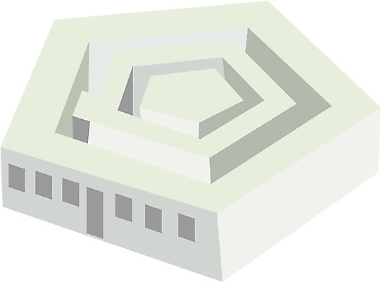 EPS 시설물 건축 외국문화 고건축 일러스트 사람없음 건물 미국 미국문화 오각형 국내일러스트 도형 건축물 문화 북아메리카 서양문화 파일형식 벡터