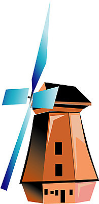 EPS 시설물 현대건축 건축 유럽 외국문화 일러스트 바람 사람없음 건물 풍차 에너지 풍력발전소 풍차집 국내일러스트 자연요소 건축물 나라 문화 날씨 발전소 풍력에너지 파일형식 벡터