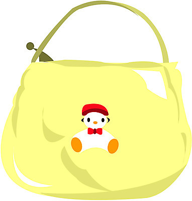 EPS 잡화 교육 가방 일러스트 책가방 사람없음 유치원 핸드백 오브젝트 보조가방 국내일러스트 파일형식 벡터