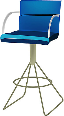 EPS 의자 일러스트 사람없음 라이프 생활 오브젝트 등받이의자 국내일러스트 가구 파일형식 벡터