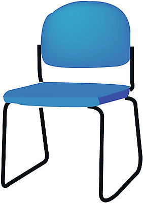 EPS 가구 의자 일러스트 사람없음 라이프 생활 오브젝트 사무실의자 등받이의자 국내일러스트 생활용품 파일형식 벡터