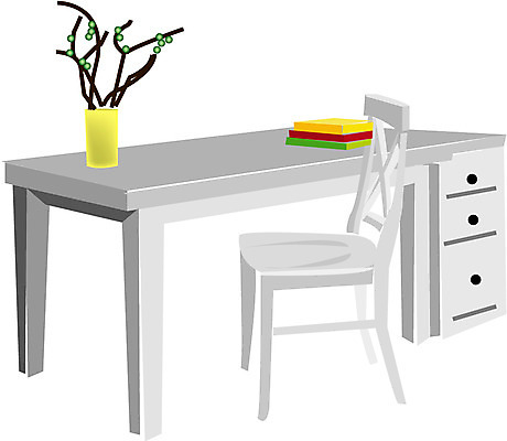 EPS 가구 의자 일러스트 사람없음 라이프 생활 책상 오브젝트 등받이의자 국내일러스트 생활용품 파일형식 벡터