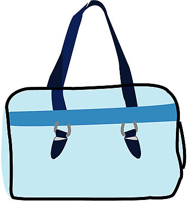 EPS 학생 잡화 가방 일러스트 운동선수 사람없음 라이프 생활 오브젝트 스포츠백 운동가방 국내일러스트 스포츠 파일형식 벡터