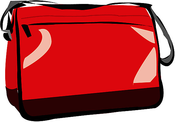 EPS 학생 잡화 가방 일러스트 책가방 사람없음 라이프 생활 오브젝트 보조가방 국내일러스트 파일형식 벡터