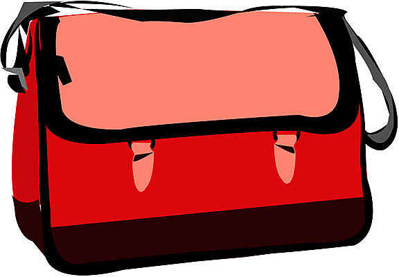 EPS 학생 잡화 가방 일러스트 책가방 사람없음 라이프 생활 오브젝트 보조가방 국내일러스트 파일형식 벡터