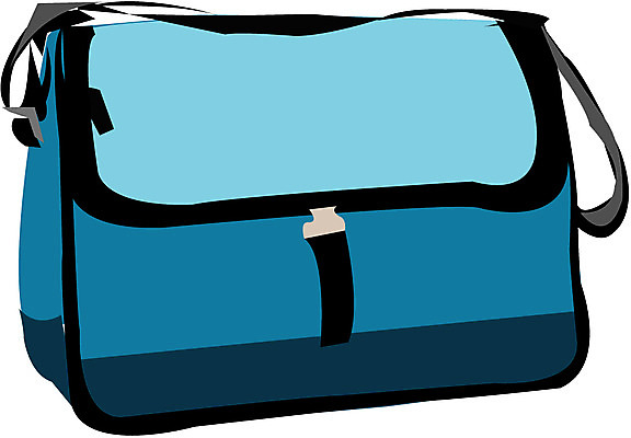 EPS 학생 잡화 가방 일러스트 책가방 사람없음 라이프 생활 오브젝트 보조가방 국내일러스트 파일형식 벡터