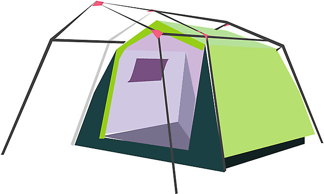 EPS 여행 생활용품 일러스트 레저용품 레저 휴가 텐트 취미 사람없음 야외 관광지 놀이용품 캠핑 오브젝트 여행용품 천막 레저시설 국내일러스트 캠핑도구 파일형식 벡터