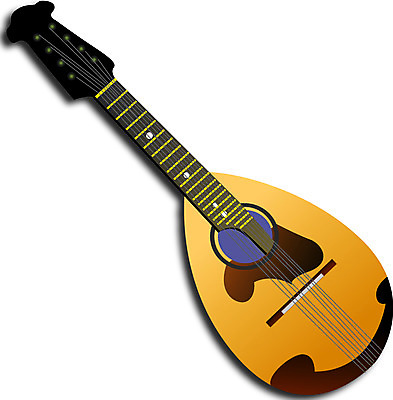 EPS 악기 음악 일러스트 현악기 사람없음 기타 오브젝트 서양악기 만돌린 국내일러스트 문화예술 파일형식 벡터