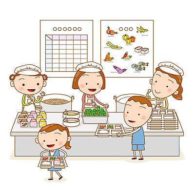 직업 여자 남자 어린이 음식 일러스트 서기 미소 웃음 사람 소녀 소년 여러명 성인 식사 구직 열정 식판 아르바이트 급식 배식 식단표 영양사 최저임금 비정규직 국내일러스트 AI파일 감정 다수 컨셉 비즈니스 모션 표정 경제 파일형식 벡터