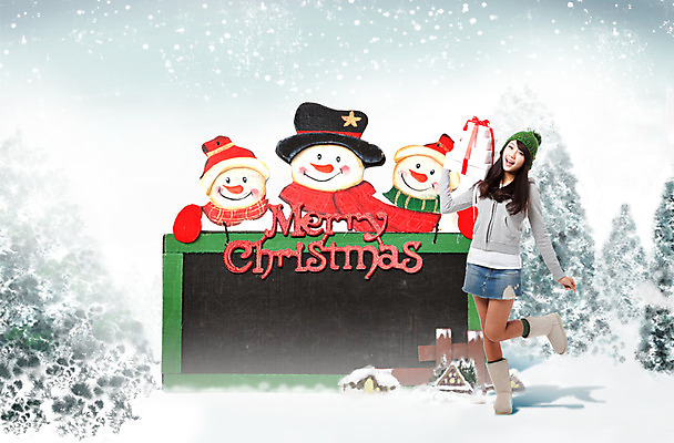 전신 PSD 나무 식물 편집이미지 배너 계절 여자 기념일 행복 크리스마스 겨울 눈사람 안내 프레임 틀 한명 서기 미소 웃음 사람 동양인 이벤트 성인 크리스마스트리 칠판 한국인 눈 메시지 알림 여자만 여자한명만 성인여자만 성인만 이미지편집 자연요소 1 감정 모션 날씨 표정 인종 파일형식