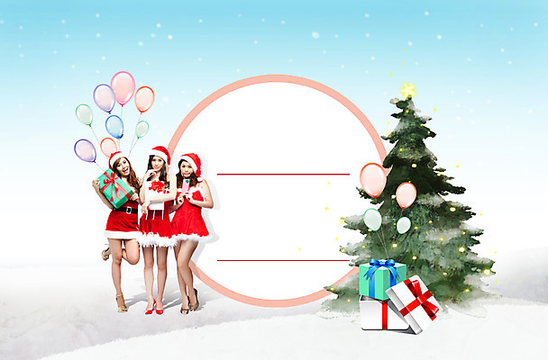 전신 PSD 외국인 나무 식물 편집이미지 배너 계절 여자 기념일 행복 크리스마스 겨울 산타옷 안내 프레임 선물 틀 서기 미소 웃음 사람 동양인 이벤트 성인 세명 선물상자 크리스마스트리 산타클로스 알림 풍선 여자만 성인여자만 성인만 이미지편집 옷 감정 모션 표정 인종 상자 파일형식